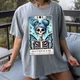 Antisocial Butterfly Tarot Card Introvert Women Stay Home Women's Comfort Colors T-Shirt Gray