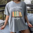 Applied Behavior Analysis Book Wildflower ABA RBT Therapist Women's Comfort Colors T-Shirt Gray Applied Behavior Analysis Book Wildflower ABA RBT Therapist Women's Comfort Colors T-Shirt Gray