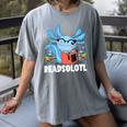 Axolotl Read Book Kawaii Reading Books For Men Women Women's Comfort Colors T-Shirt Gray