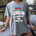 Azerbaijan Lover Saying Azeri Nostalgia Women's Comfort Colors T-Shirt Gray