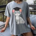 Bachelor Master Cats Graduation 2026 Graduate Women's Comfort Colors T-Shirt Gray