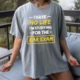 Bar Exam Shirt Law School Graduation Women's Comfort Colors T-Shirt Gray