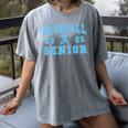 Baseball Senior Night Baseball Senior 2025 Graduation 26 Women's Comfort Colors T-Shirt Gray