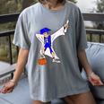 Basketball Dabbing Shirt Senior Graduation Him Her Women's Comfort Colors T-Shirt Gray