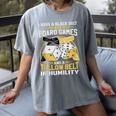 Board Game Saying Shy Introvert Geeks Women's Comfort Colors T-Shirt Gray