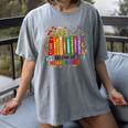 Boho Floral Book Big Fan Of Human Rights Liberal Protest Women's Comfort Colors T-Shirt Gray