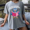 This Is My Book Character Costume Cute Pigeon Kids Reading Women's Comfort Colors T-Shirt Gray