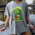 Book A Saurus Bookasaurus Dinosaur Book Girls Boys Toddler Women's Comfort Colors T-Shirt Gray Book A Saurus Bookasaurus Dinosaur Book Girls Boys Toddler Women's Comfort Colors T-Shirt Gray