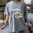 Bookmarks Are For Quitters Book Lovers Reading Women's Comfort Colors T-Shirt Gray