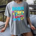 Born In The 80's But 90's Made Me Nostalgia Cassette Tape Women's Comfort Colors T-Shirt Gray