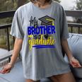 My Brother Is A Graduate Shirt Matching Family Graduation Women's Comfort Colors T-Shirt Gray