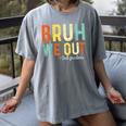 Bruh We Out 3rd Graders Third Grade Graduation Women's Comfort Colors T-Shirt Gray