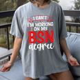 BSN Nurse Graduation Essentials BSN Nursing School Student Women's Comfort Colors T-Shirt Gray