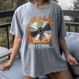 Buffering Glitched CD On Fire 2000s Nostalgia Women's Comfort Colors T-Shirt Gray Buffering Glitched CD On Fire 2000s Nostalgia Women's Comfort Colors T-Shirt Gray