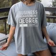 Business Management Degree Loading Graduation Women's Comfort Colors T-Shirt Gray