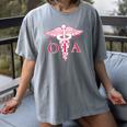 Caduceus Shirt Occupational Therapist Assistant Graduation Women's Comfort Colors T-Shirt Gray