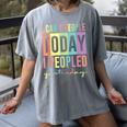 I Can't People Today I Peopled Yesterday Introvert Life Women's Comfort Colors T-Shirt Gray