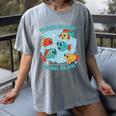 Cartoon Sarcasm Anti-Social Nihilism Introvert Fish Women's Comfort Colors T-Shirt Gray