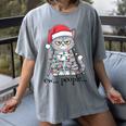 Cat Ew People Adult Humor Introvert Anti-Social Women's Comfort Colors T-Shirt Gray