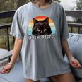 Cat Pun Introvert Anti Social Ew People Kitty Women's Comfort Colors T-Shirt Gray
