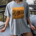 Cat Sloth Dog Retro Nostalgia Roadtrip Photo Women's Comfort Colors T-Shirt Gray Cat Sloth Dog Retro Nostalgia Roadtrip Photo Women's Comfort Colors T-Shirt Gray