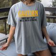 Caution Does Not Play Well With Others Introvert Women's Comfort Colors T-Shirt Gray Caution Does Not Play Well With Others Introvert Women's Comfort Colors T-Shirt Gray