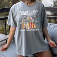 Chasing That Scholastic Book Fair Feeling Apparel Women's Comfort Colors T-Shirt Gray Chasing That Scholastic Book Fair Feeling Apparel Women's Comfort Colors T-Shirt Gray