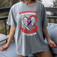 CHD Heart Disease Awareness Shirts In Memory Little Sister Women's Comfort Colors T-Shirt Gray CHD Heart Disease Awareness Shirts In Memory Little Sister Women's Comfort Colors T-Shirt Gray