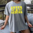 Cheerleading Senior Night Cheer Senior 2025 Graduation 10 Women's Comfort Colors T-Shirt Gray