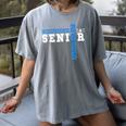 Cheerleading Senior Night Cheer Senior 2025 Graduation 23 Women's Comfort Colors T-Shirt Gray