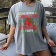 Christmas Introvert Team Introvert Introverted Xmas Women's Comfort Colors T-Shirt Gray