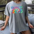 Class Of 2015 School Reunion College Highschool Graduation Women's Comfort Colors T-Shirt Gray