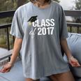 Class Of 2017 Senior Graduation Women's Comfort Colors T-Shirt Gray
