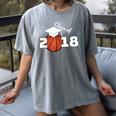 Class Of 2018 Basketball Senior Graduation Shirt Grad Women's Comfort Colors T-Shirt Gray