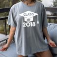 Class Of 2018 Senior T-Shirt Graduation Shirt Women's Comfort Colors T-Shirt Gray