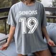 Class Of 2019 High School Graduation 19 Seniors Women's Comfort Colors T-Shirt Gray