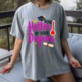 Class Of 2022 Four Degrees Hotter Graduation Day Master Grad Women's Comfort Colors T-Shirt Gray