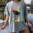 Class Of 2022 Graduation Cat Seniors Grad Women's Comfort Colors T-Shirt Gray