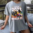 Class Of 2022 Monster Truck Graduation Cap Retro Sunset Boy Women's Comfort Colors T-Shirt Gray