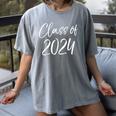 Class Of 2024 Shirt First Day Of Seventh Grade Graduation Women's Comfort Colors T-Shirt Gray