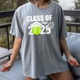 Class Of 2025 Graduation Senior Tennis Player Women's Comfort Colors T-Shirt Gray