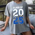 Class Of 2025 Senior Graduation 2025 Blue Women's Comfort Colors T-Shirt Gray