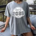 Class Of 2025 Senior School Graduation College Women's Comfort Colors T-Shirt Gray
