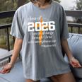 Class Of 2026 Christian Graduation Senior Graduate Women's Comfort Colors T-Shirt Gray