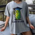 Class Of 2026 Graduation Pickle Trendy Graduate Humor Women's Comfort Colors T-Shirt Gray