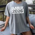 Class Of 2026 Graduation Year Women's Comfort Colors T-Shirt Gray
