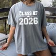 Class Of 2026 Grow With Me First Day Of School Graduation Raglan Baseball Tee Women's Comfort Colors T-Shirt Gray