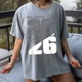 Class Of 2026 High School Senior Graduation Grey Sport Style Women's Comfort Colors T-Shirt Gray