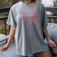 Class Of 2026 Pink Coquette Bow Cap Senior 2026 Graduation Women's Comfort Colors T-Shirt Gray