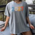Class Of 2027 Graduate Shirts For Men Women Graduation Retro Women's Comfort Colors T-Shirt Gray